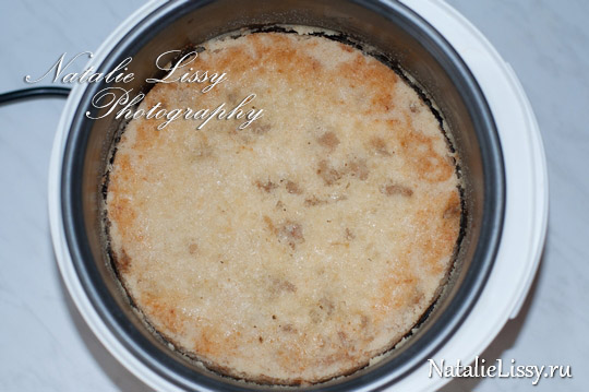 насыпной пирог с яблоками