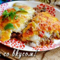 Мусака по-гречески с баклажанами