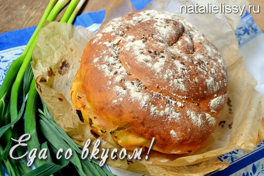 хлеб с чесноком