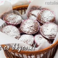 Шоколадные кексы с тыквой