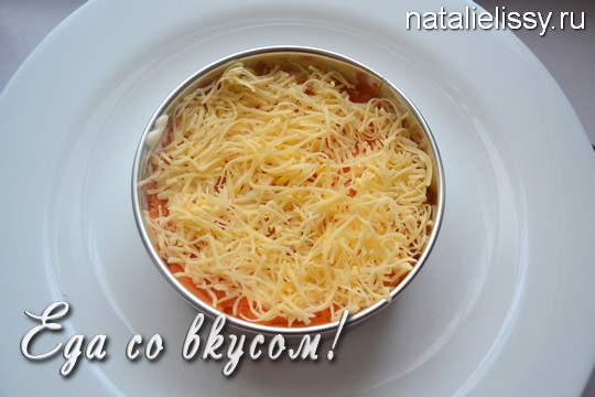 слоеный салат с семгой рецепт